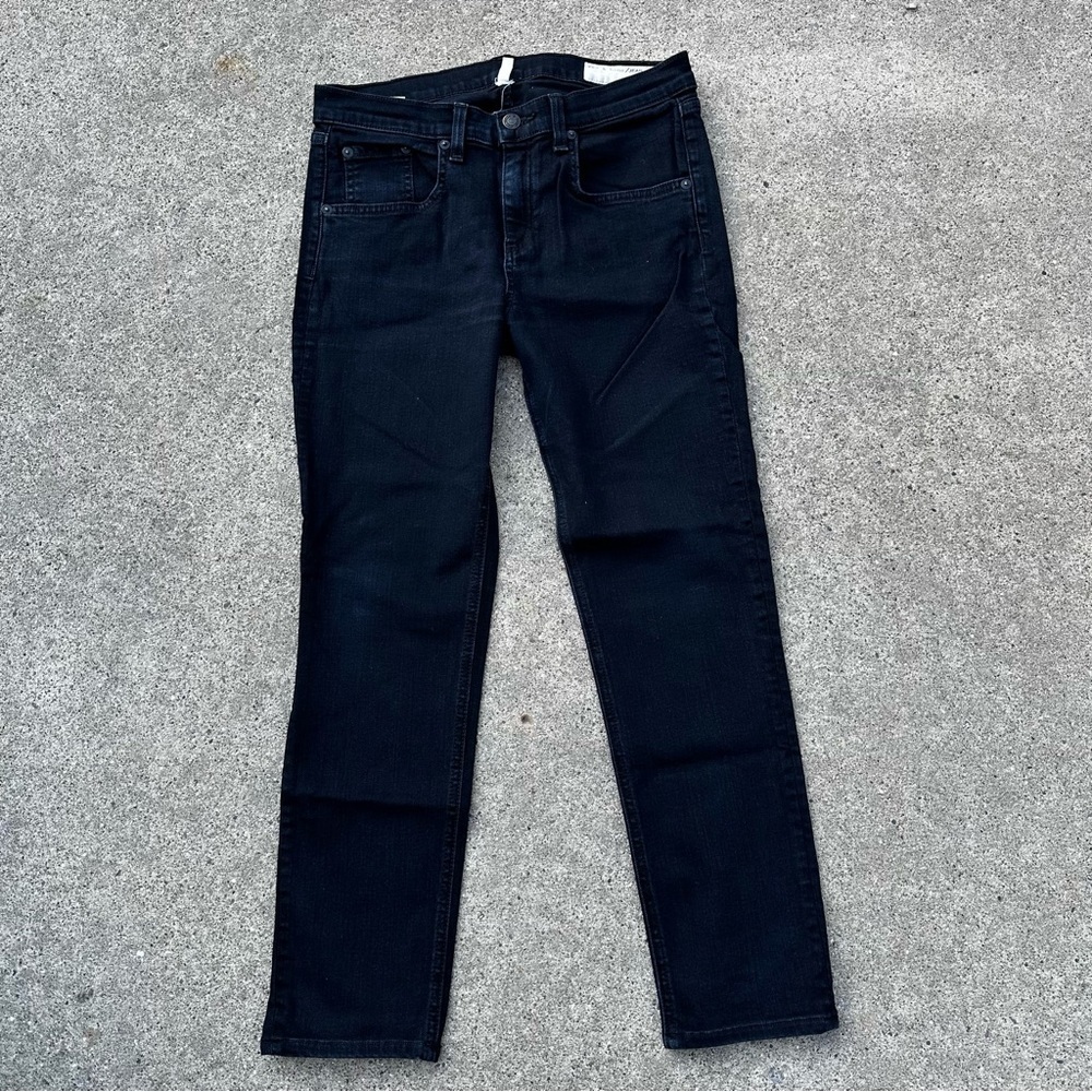 Rag & Bone High Rise Skinny Jean in Coal Sz 28